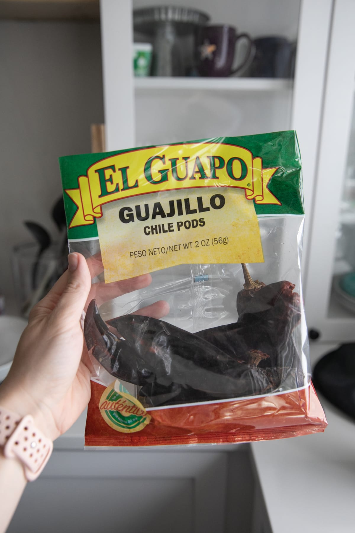 package of guajillo peppers