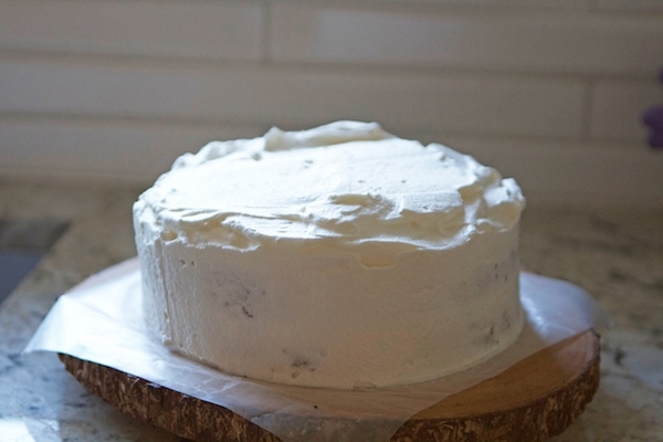 whipped cream frosting chocolate cake