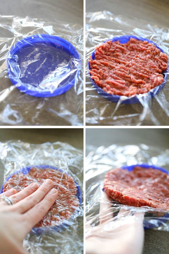 How to form a hamburger pattie