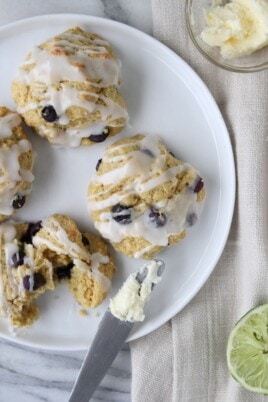 cornmeal blueberry scones