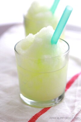 frozen lemonade slushies