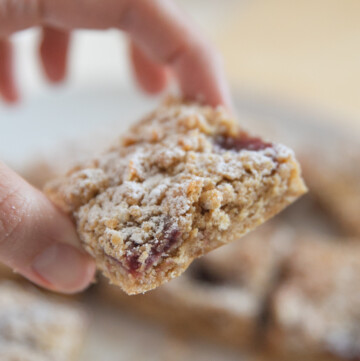 peanut butter and jelly bars