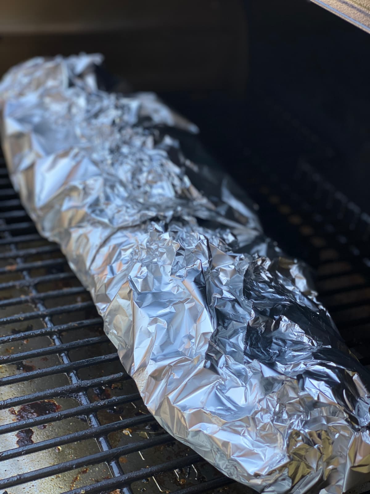 Smoked Ribs Covered in Foil