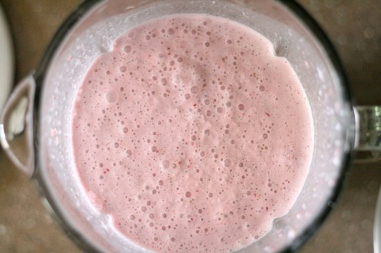 Strawberry Milkshake Mixture