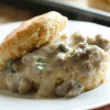 southern style biscuits and gravy